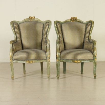 Coppia poltrone Bergere