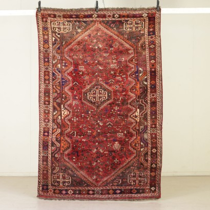 {* $ 0 $ *}, Antiker Teppich, Shiraz Teppich, Iran Teppich, Shiraz Iran Teppich, Antiker Teppich, 60er Teppich, Antiker Iran Teppich, Antiker Shiraz Teppich, Wollteppich, Orientteppich