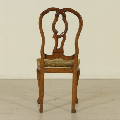 Group of six chairs in the late Baroque and back