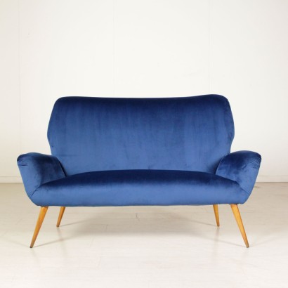 {* $ 0 $ *}, 50er-Jahre-Sofa, Vintage-Sofa, modernes Sofa, modernes Sofa, Vintage-Polsterung, Vintage-Möbel, 50er-Jahre-Möbel, Vintage-Accessoires, Zweisitzer-Sofa, italienischer Vintage, italienische moderne Antiquitäten