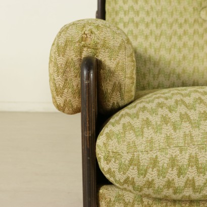 {* $ 0 $ *}, fauteuils 60's, fauteuils vintage, fauteuils modernes, paire de fauteuils, fauteuils en noyer, 60's, mobilier vintage