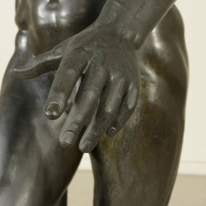 Statua bronzea di Nettuno - particolare