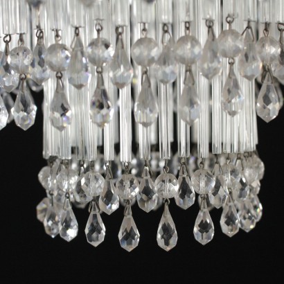 {* $ 0 $ *}, lustre, atelier 900, lustre 900, lustre XXe siècle, lustre en métal, lustre en verre, lustre italien, lustre pendentif