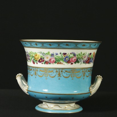 di mano in mano, vaso sevres, sevres francia, vaso antico, vaso antiquariato, produzione sevres, porcellana sevres, vaso neoclassico, vaso francese, vaso sevres francia,Vaso Sèvres