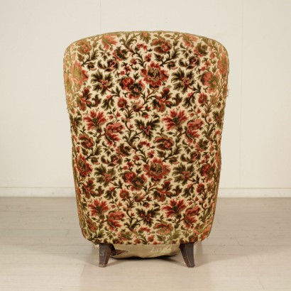 {* $ 0 $ *}, fauteuil années 40-50, fauteuil années 40, années 40, fauteuil années 50, années 50, fauteuil vintage, fauteuil moderne, vintage italien, antiquités italiennes modernes