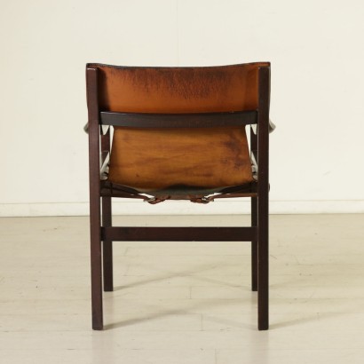 {* $ 0 $ *}, silla vintage, silla moderna, silla de los años 60, silla de cuero de los años 60, silla con reposabrazos, asiento de cuero, silla con reposabrazos, italiano vintage, italiano moderno, asiento vintage