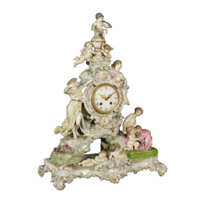 Reloj de mesa de Meissen