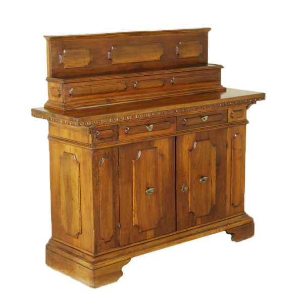 Credenza con alzata in noce, Antiquariato, Credenze, dimanoinmano.it