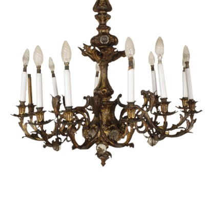 Chandelier in bronze