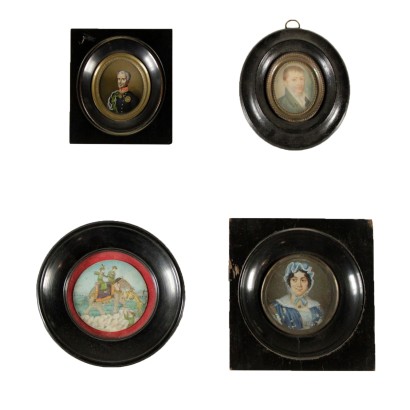 Group of antique picture frames