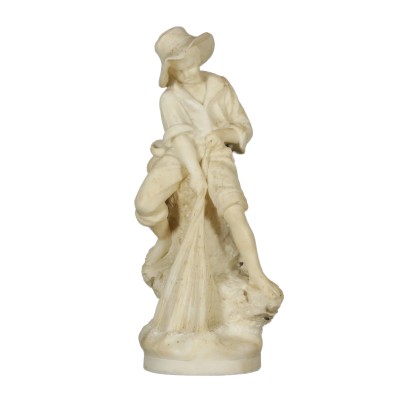 {* $ 0 $ *}, alabaster statue, antique statue, ancient statue, Italian statue, early 1900s statue