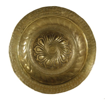 Elemosiniere in bronzo dorato
