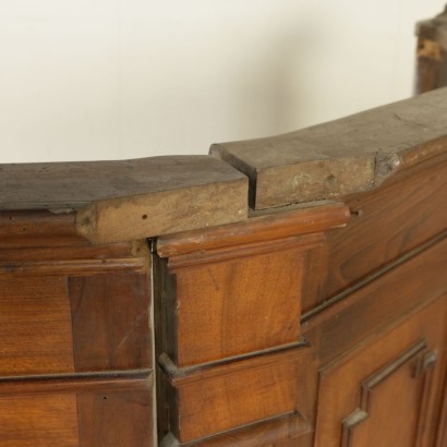 Muebles de madera de nogal - detalle