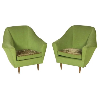{* $ 0 $ *}, armchairs from the 50s, 50s, vintage armchairs, modern armchairs, velvet armchair, pair of armchairs, Italian vintage, Italian modern, 50s vintage, 50s modern