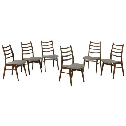 {* $ 0 $ *}, chaises des années 60, chaises des années 60, chaises vintage, chaises d'antiquités modernes, chaises restaurées, chaises en hêtre, chaises rembourrées, chaises en hêtre teinté