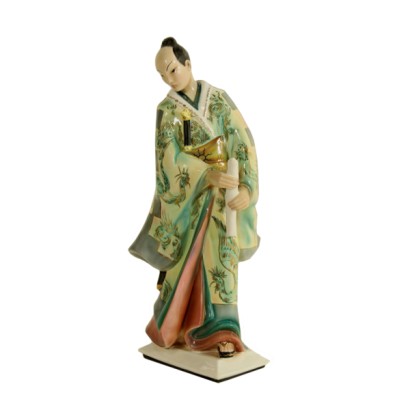 Antiquariato, ceramiche dipinte, samurai, statua, Le Bertetti Torino, Made in Italy, #antiquariato, #ceramiche, #dimanoinmano