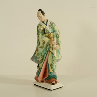 Antiquariato, ceramiche dipinte, samurai, statua, Le Bertetti Torino, Made in Italy, #antiquariato, #ceramiche, #dimanoinmano