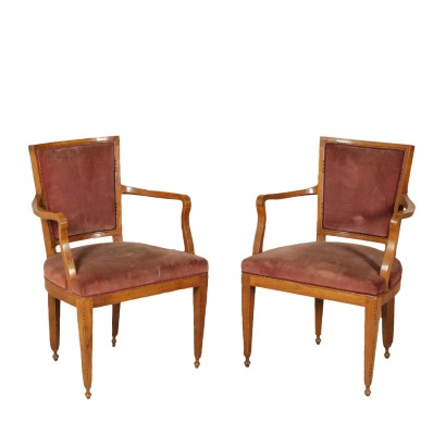 Pair of armchairs neoclassical