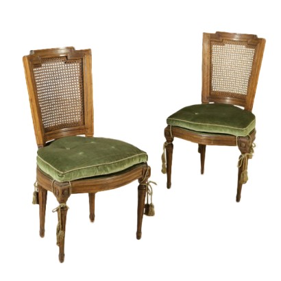 Coppia di sedie Neoclassiche