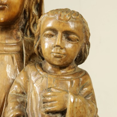 Madonna in trono con Gesù Bambino - particolare