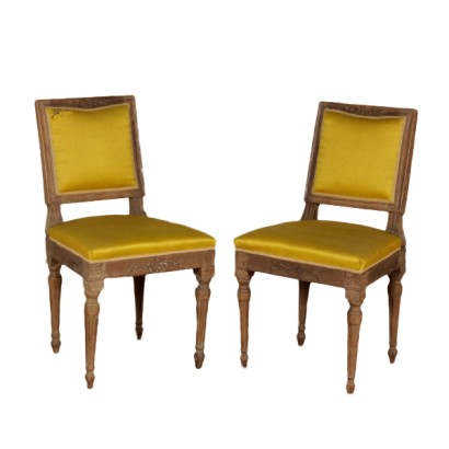 Pair neoclassical chairs