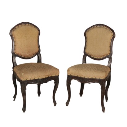 Pair of chairs in the late baroque