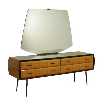 {* $ 0 $ *}, commode des années 50-60, commode des années 50, commode avec miroir, commode des années 60, commode vintage, commode moderne, commode moderne, meuble vintage, vintage italien, italien moderne, années 50, années 60