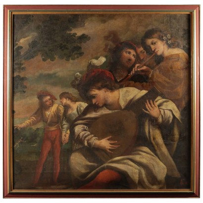 The company of musicians of Pietro Della Vecchia