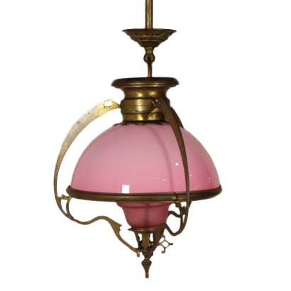 {* 0 $ *}, lustre liberty, lampe liberty, lustre 900, lustre bronze, lustre en verre, lustre début 900, lustre antique, lustre antique