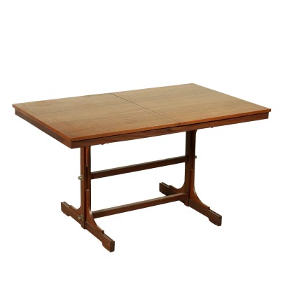 {* $ 0 $ *}, table des années 60, années 60, table vintage, table moderne, table moderne, table solide, table extensible, vintage italien, italien moderne