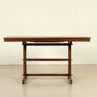 {* $ 0 $ *}, table des années 60, années 60, table vintage, table moderne, table moderne, table solide, table extensible, vintage italien, italien moderne