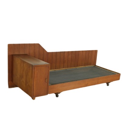 50's bed, 50's single bed, design bed, modern antique bed, Italian design bed, Italian design, vintage bed, teak bed, # {* $ 0 $ *}, # lettoanni50, # lettosingoloanni50, #lettodidesign, #lettomodernariato, #lettodesignitaliano, #designitaliano, #lettovintage, #lettointeak