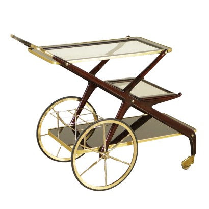 {* $ 0 $ *}, 50s-60s cart, 50s cart, 50s, 60s cart, 60s, vintage cart, modern cart, service cart, vintage service cart, mahogany cart, service cart mahogany