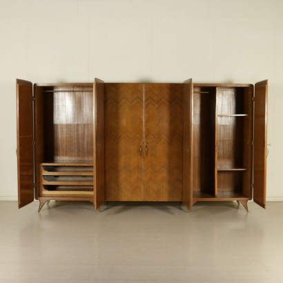 {* $ 0 $ *}, furniture from the 50s - 60s, furniture from the 50s, 50s, furniture from the 60s, from the 60s, vintage furniture, modern furniture, wardrobe cabinet, rosewood cabinet, rosewood cabinet, Italian vintage, Italian modern furniture, 1950s wardrobe, 60s wardrobe, vintage wardrobe