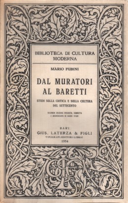 Da Muratori al Baretti