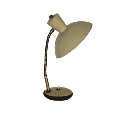 {* $ 0 $ *}, lampe de table, lampe flexible, lampe en aluminium, lampe en laiton, lampe antique moderne, lampe italienne