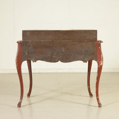 di mano in mano, scrittoio parietale, scrittoio 800, scrittoio fine 800, scrittoio in stile barocchetto, scrittoio laccato, scrittoio antico, scrittoio antiquariato, scrittoio da parete