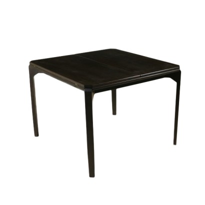 {* $ 0 $ *}, mesa, mesa de los 70, 70, mesa casaluci, mesa vintage, mesa de diseño, mesa moderna, italiana vintage, italiana moderna, mesa cuadrada, mesa extensible, mesa de palisandro, mesa de producción casaluci