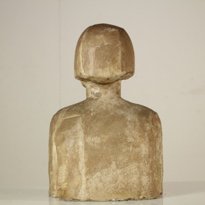 Bust in stone