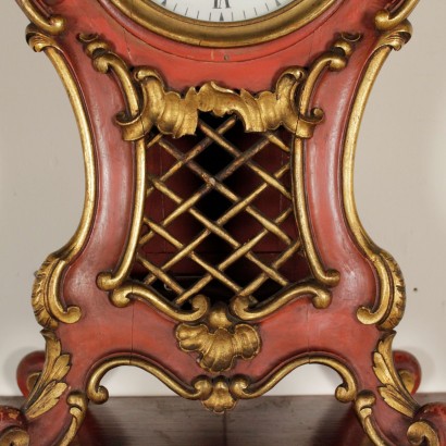 {* $ 0 $ *}, wooden clock, shelf clock, wall clock, antique clock, antique clock, rococo clock, rococo clock, carved clock, 900 clock