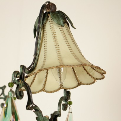 di mano in mano,lampada in ferro, lampada con paralumi, lampada in cristallo, lampada colorata, lampada 900, lampada vintage, lampada antica, lampada di design, lampada italiana