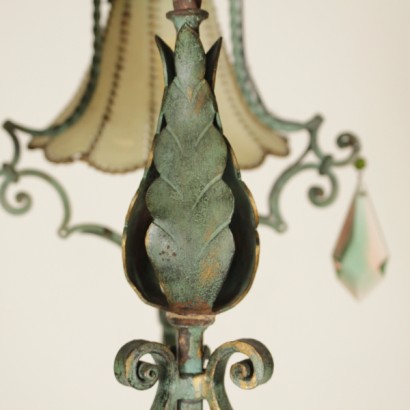 {* $ 0 $ *}, iron lamp, lamp with lampshades, crystal lamp, colored lamp, 900 lamp, vintage lamp, antique lamp, designer lamp, Italian lamp