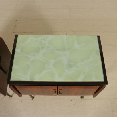 {* $ 0 $ *}, bedside tables from the 50s-60s, bedside tables from the 50s, 50s, bedside tables from the 60s, vintage bedside tables, modern bedside tables, pair of bedside tables, 50s, Italian vintage, Italian modern antiques