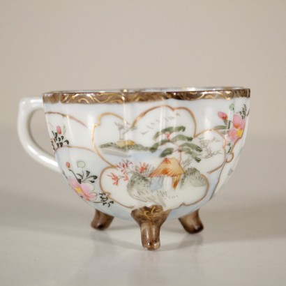 {* $ 0 $ *}, cup with saucer, cup in porcelain, saucer in porcelain, Japanese porcelain, cup with saucer in porcelain, fine porcelain