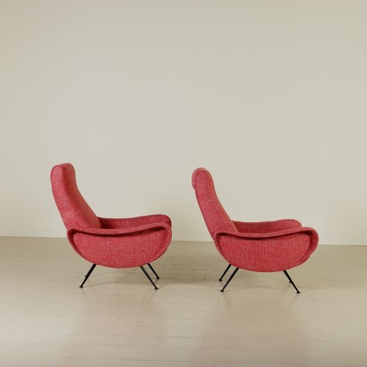 1950s-1960s Pair of Armchairs - side