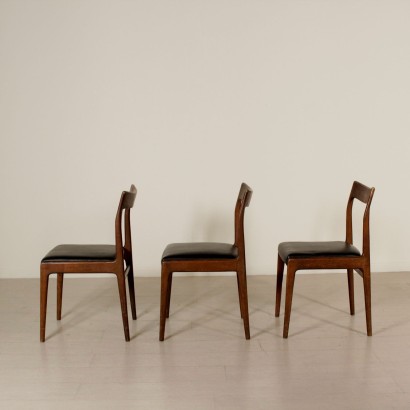 {* $ 0 $ *}, chaises 60's, 60's, chaises vintage, chaises d'antiquités modernes, sièges vintage, chaises en hêtre, vintage italien, antiquités italiennes modernes, chaises en similicuir