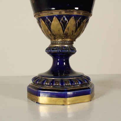 {* $ 0 $ *}, pair of porcelain vases, blue porcelain vases, antique vases, antique vases, 800 vases, late 19th century vases, 900 vases, early 20th century vases