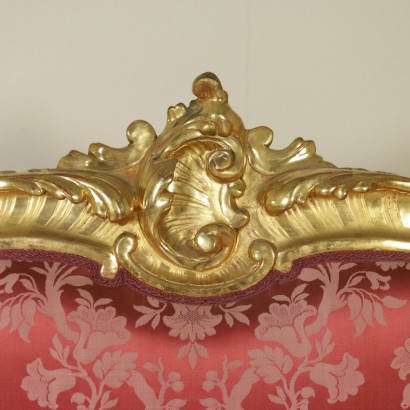 Sofa in Baroque style-particular