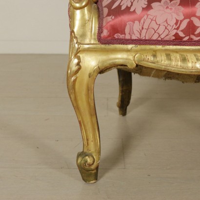 Sofa in Baroque style-particular