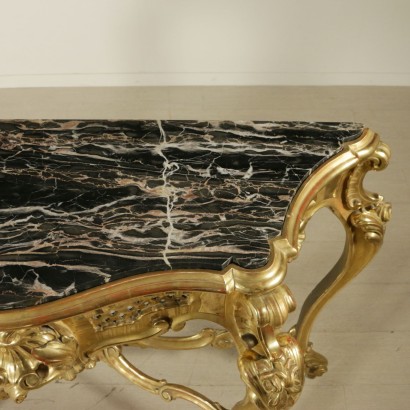 Console table with Marble top-unique
